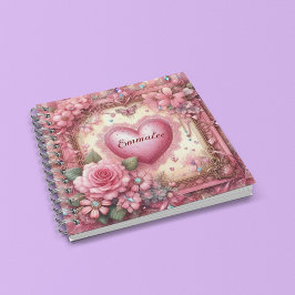 Cuaderno Personalizado de San Valentín Vintage