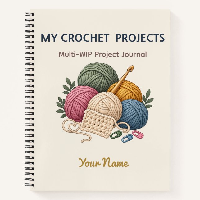 Cuaderno personalizado de seguimiento de proyectos (Anverso)