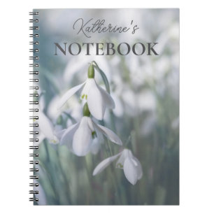Cuaderno personalizado de Snowdrop