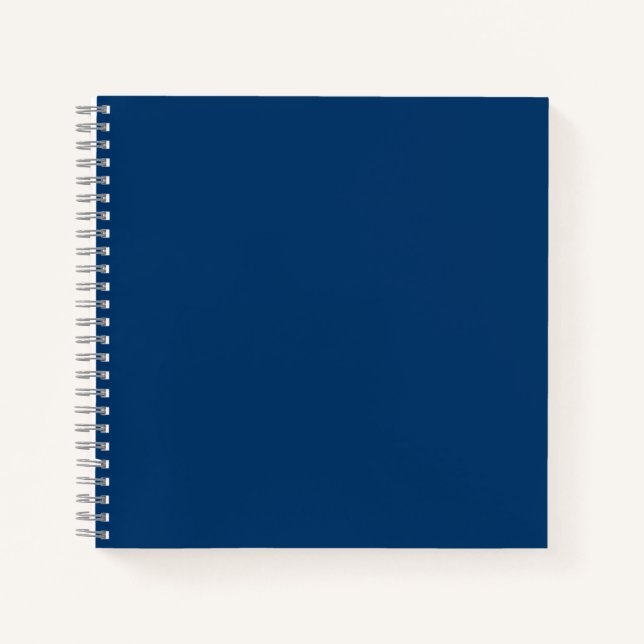 Cuaderno Personalizado de Tapas Espiral Azul Media (Anverso)