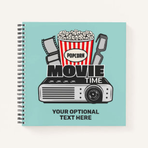 Cuaderno Personalizado de texto y tiempo de película de col