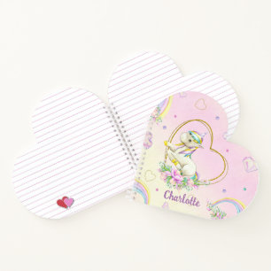 Cuaderno Personalizado de Unicornio