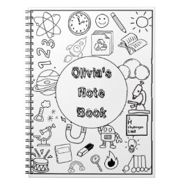 Cuaderno Personalizado de vuelta a la escuela