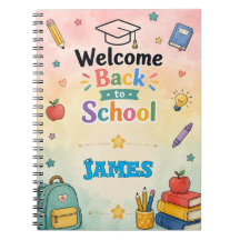 Cuaderno personalizado de vuelta al cole