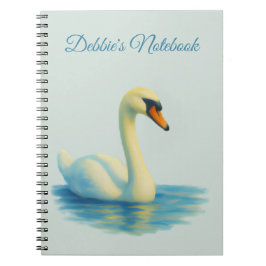 Cuaderno personalizado del cisne
