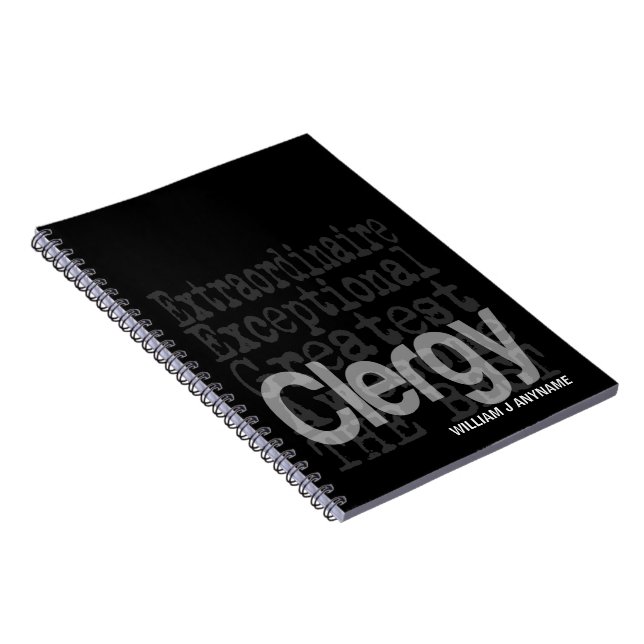 Cuaderno Personalizado del Clérigo Extraordinario (Lado Derecho)
