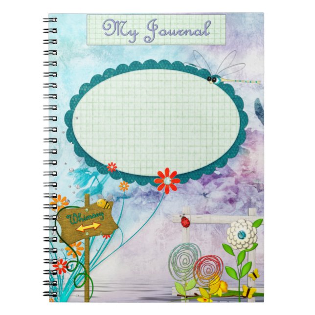 Cuaderno Personalizado del Diario Clear Clue Whimsey (Frente)