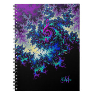 Cuaderno personalizado del diario del Clef de la