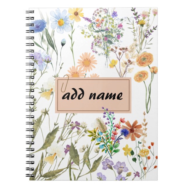 Cuaderno personalizado del Diario personalizado de (Frente)