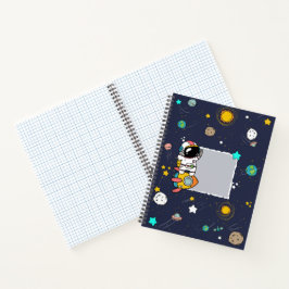 Cuaderno Personalizado del espacio ultraterrestre astronaut