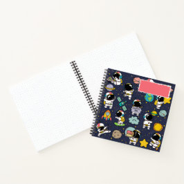 Cuaderno Personalizado del espacio ultraterrestre astronaut
