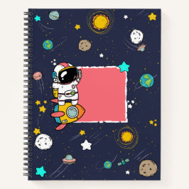 Cuaderno Personalizado del espacio ultraterrestre astronaut