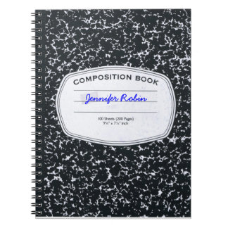 Cuaderno personalizado del estilo de la