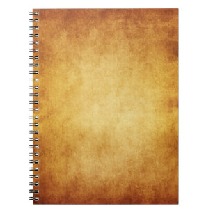 Cuaderno Personalizado del fondo del papel de la antigüeda