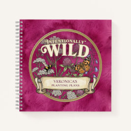 Cuaderno personalizado del jardín de polinizadores