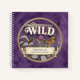 Cuaderno personalizado del jardín de polinizadores
