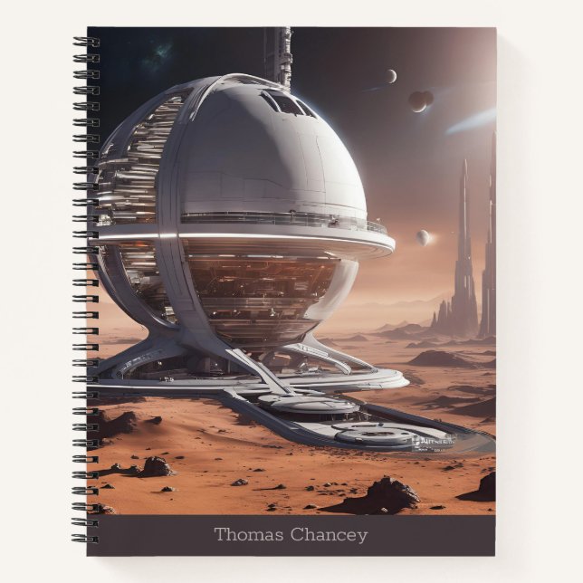 Cuaderno Personalizado del Laboratorio del Espacio Ultrater (Anverso)