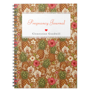Cuaderno Personalizado del planificador de embarazo de rega