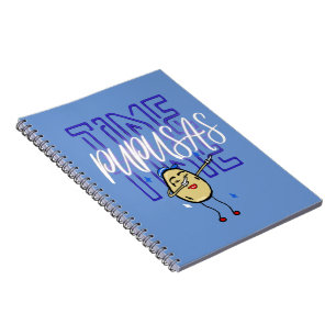 Cuaderno Personalizado del tiempo de Pupusas Dabbing El Sal