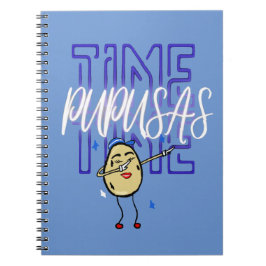 Cuaderno Personalizado del tiempo de Pupusas Dabbing El Sal