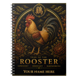 Cuaderno personalizado del zodíaco del Año del Gal