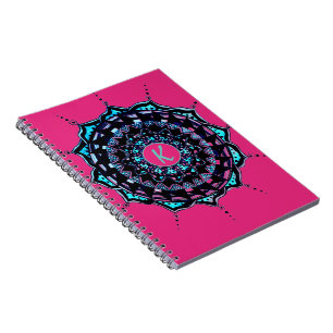Cuaderno Personalizado Diseño inicial de Mandala