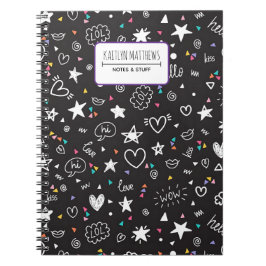 Cuaderno Personalizado Divertido con Nombre y Dibu