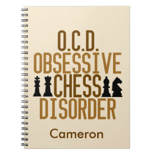 Cuaderno Personalizado divertido del ajedrez