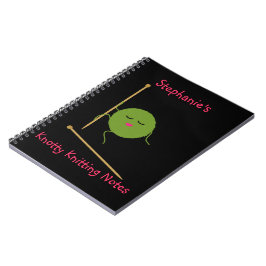 Cuaderno personalizado divertido nudoso de las