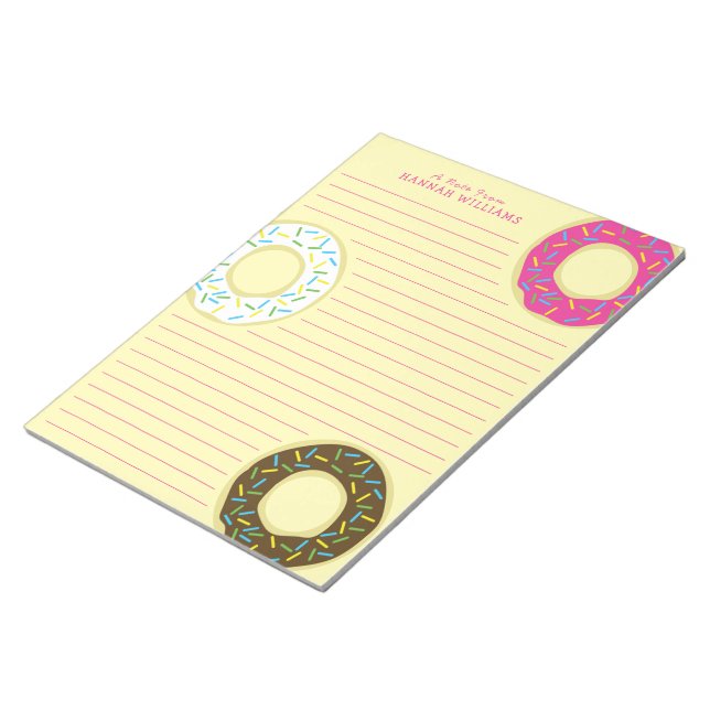 Cuaderno Personalizado Donuts Cute Kid (Lado Derecho)