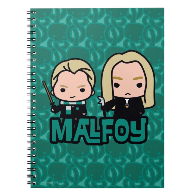 Cuaderno Personalizado Draco y Lucius Malfoy (Frente)
