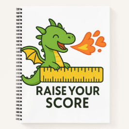 Cuaderno Personalizado Dragon Ruler Pegatina - Escuela Cuta