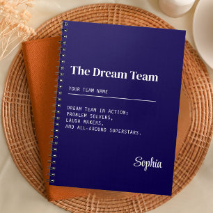 Cuaderno Personalizado Dream Team Corporate Coworker Teamwo