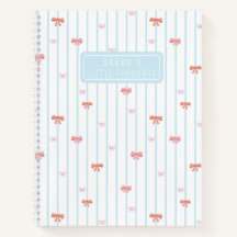 Cuaderno Personalizado Dulces Recuerdos de Cinta
