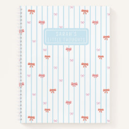 Cuaderno Personalizado Dulces Recuerdos de Cinta