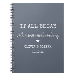 Cuaderno Personalizado Dusty Blue Donde Todo Empezó El Día