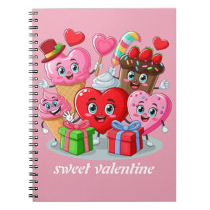 Cuaderno Personalizado el día de San Valentín de amigos de