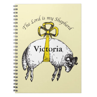Cuaderno Personalizado El SEÑOR es mi pastor Salmo 23