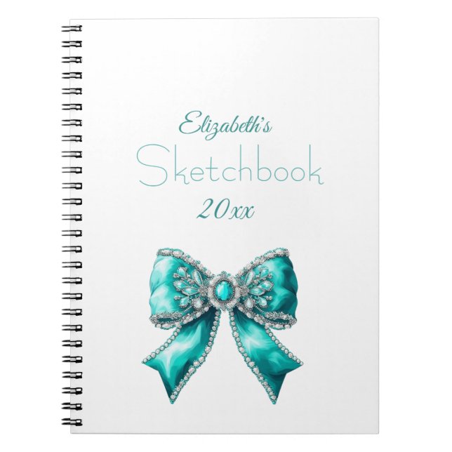 Cuaderno Personalizado Elegante con Lazo (Frente)