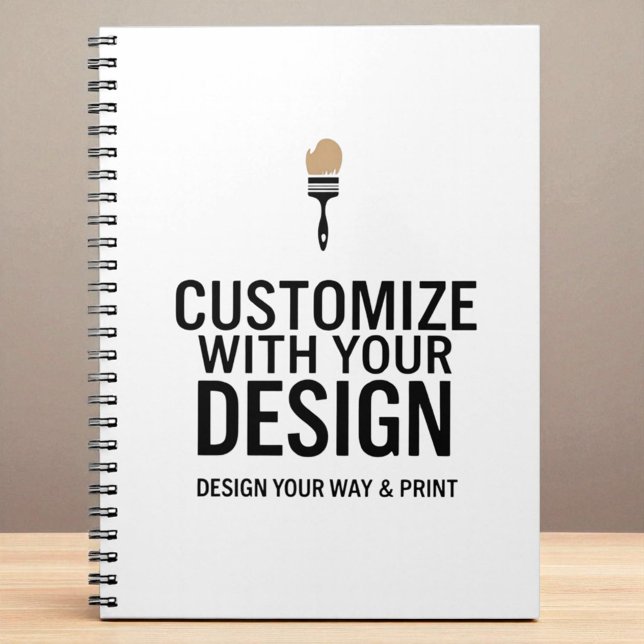 Cuaderno personalizado en blanco con marca de empr (Subido por el creador)