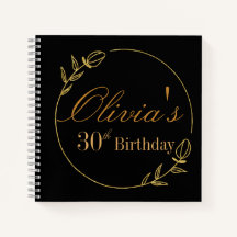 Personalizado en negro y dorado