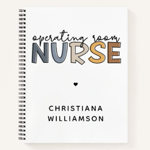 Cuaderno Personalizado Enfermero En Sala De Operaciones O A