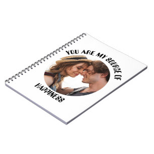 Cuaderno Personalizado, eres mi fuente de felicidad.
