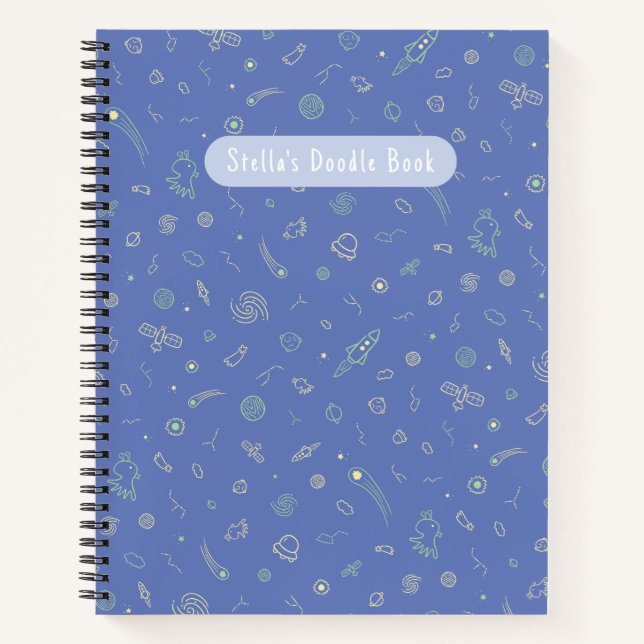 Cuaderno Personalizado Espacio (Anverso)