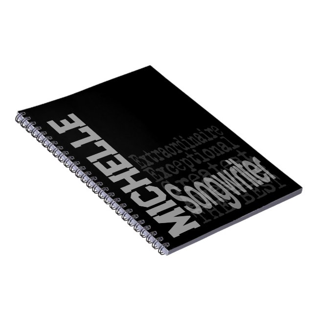 Cuaderno Personalizado Extraordinaria de Songwriter (Lado Derecho)