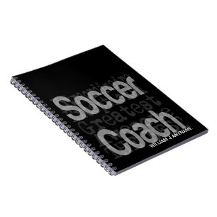 Cuaderno Personalizado Extraordinaria del entrenador de fút