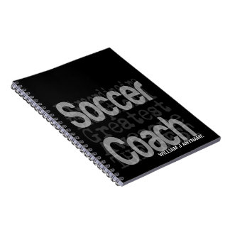Cuaderno Personalizado Extraordinaria del entrenador de fút