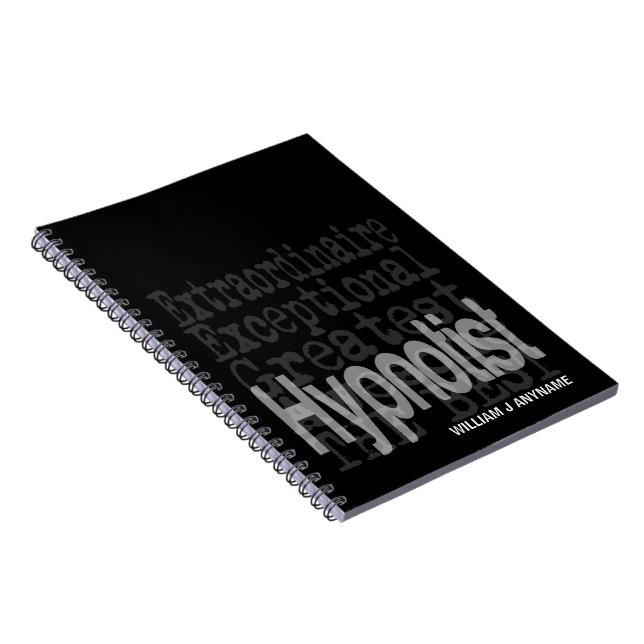 Cuaderno Personalizado Extraordinario de Hipnotist (Lado Derecho)