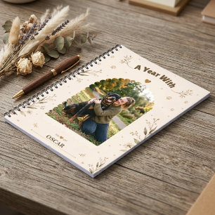 Cuaderno Personalizado Fácil de Foto de Perro Botá