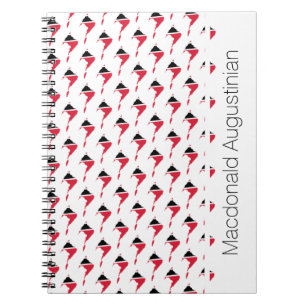 Cuaderno PERSONALIZADO FLAG de TRINIDAD Añadir el nombre de